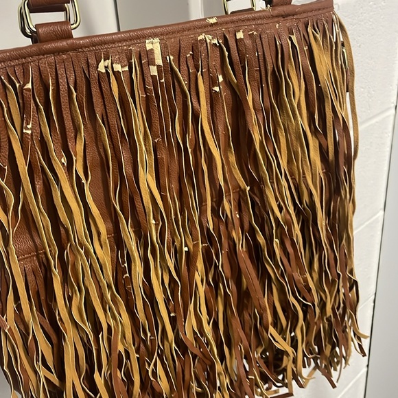 Steve Madden Fringe Tote Fair Condition - Picture 3 of 8